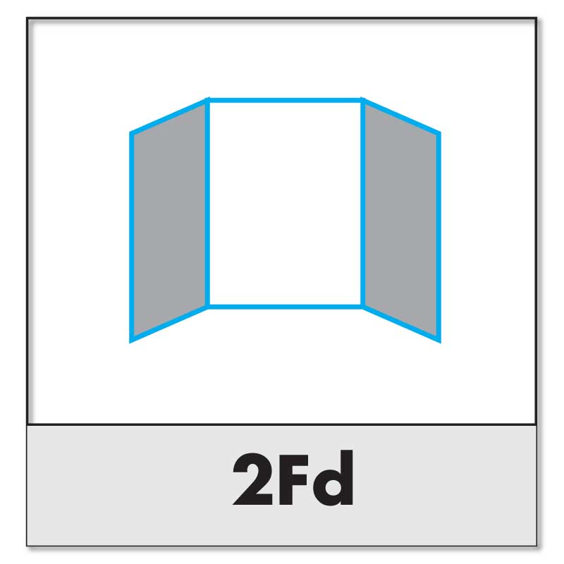 Rajah Gate Fold (2 crease line)