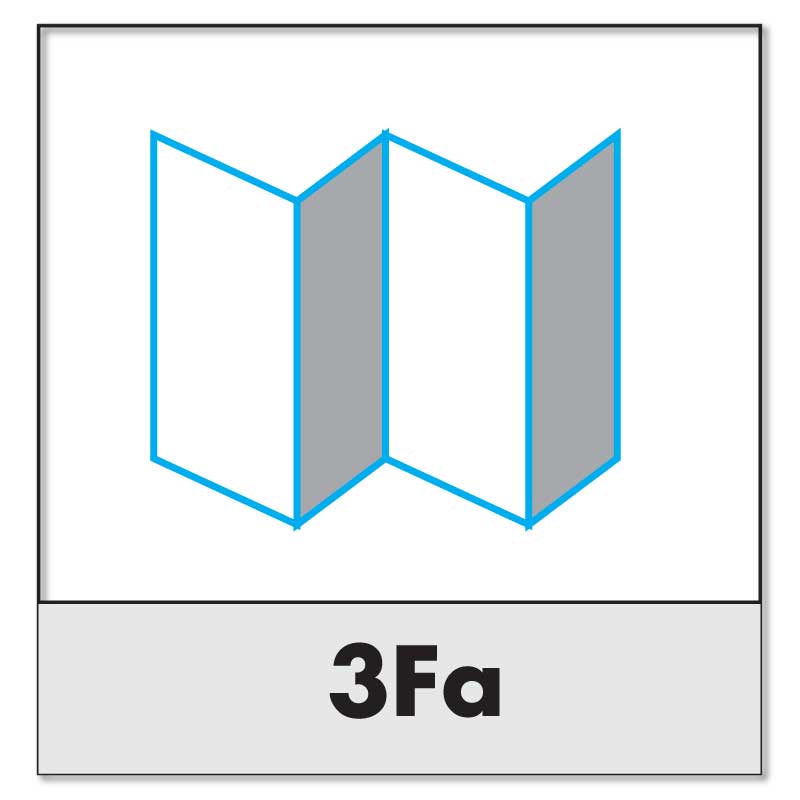 风琴折（Accordion Fold）示意图