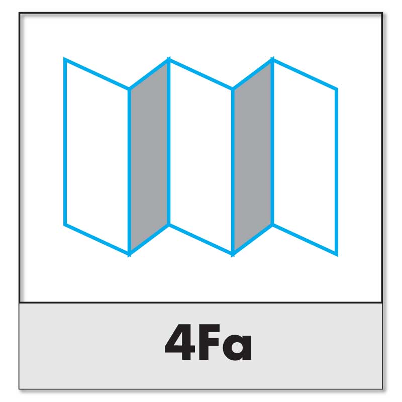 五折（5 Panel Fold）示意图