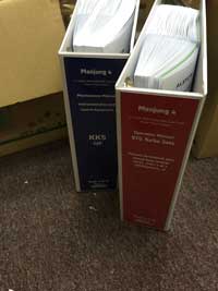 Completed technical manual set for the power-plant project