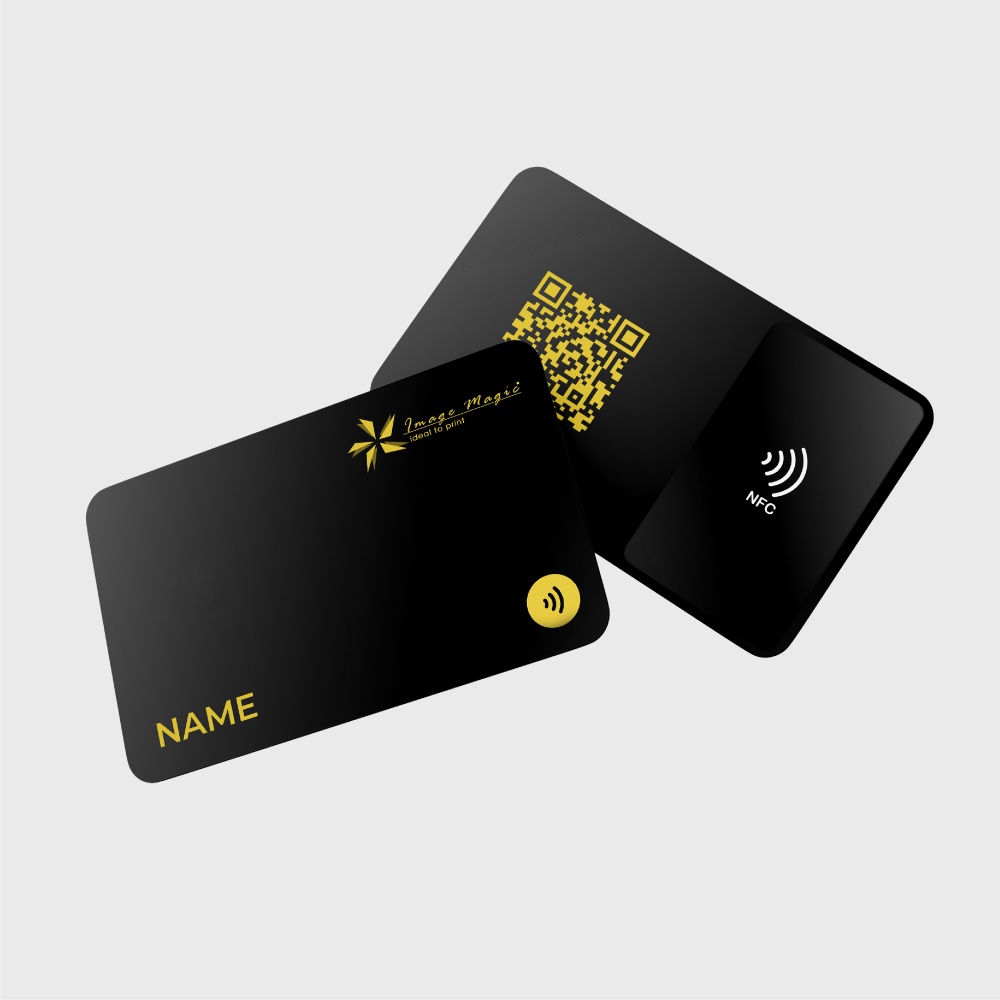 Black Gold NFC digital metal business card