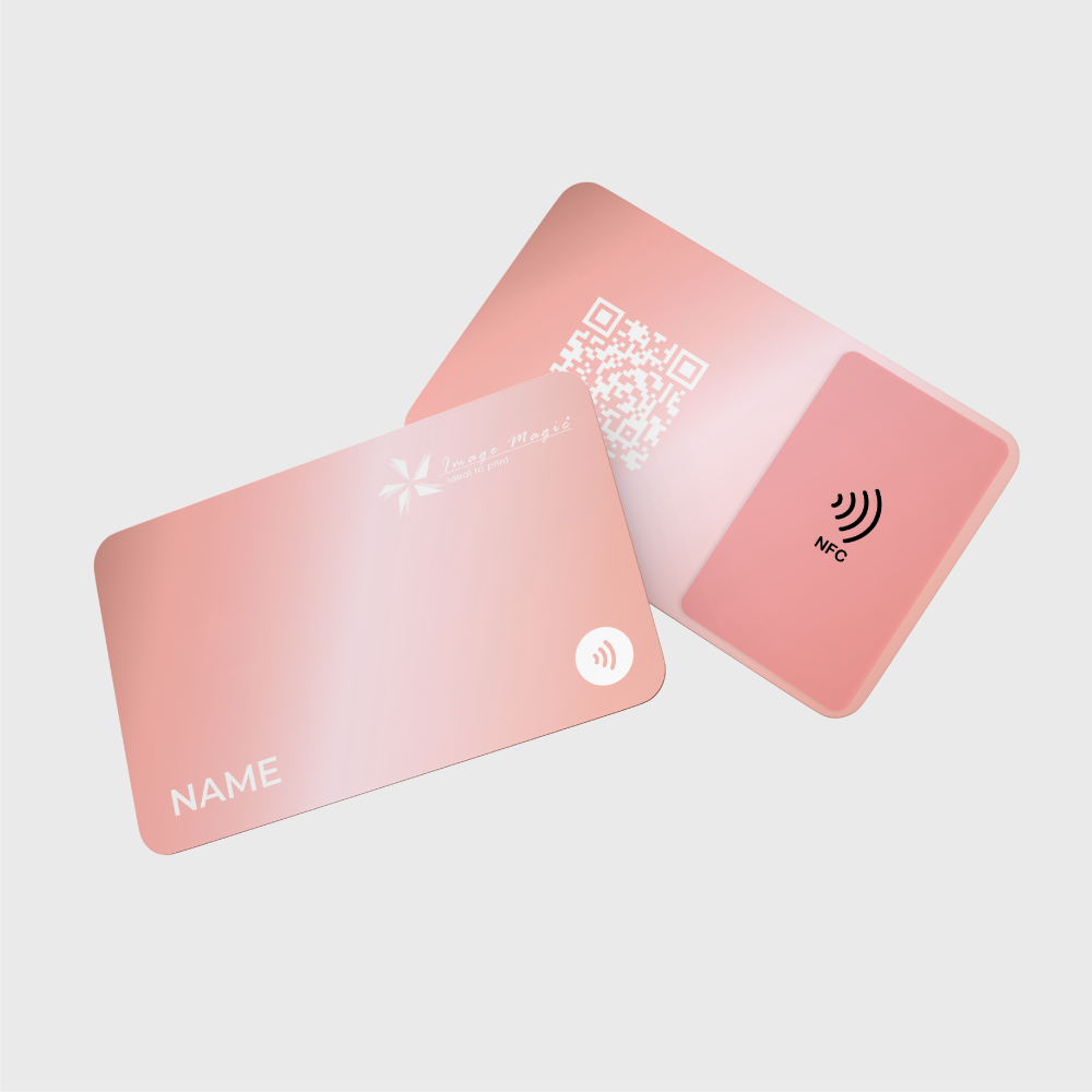 Rose Gold NFC digital metal business card