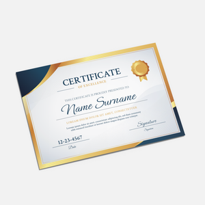 Certificate Design 3