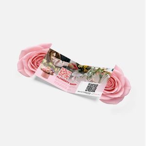 Flower Die Cut Folded Card