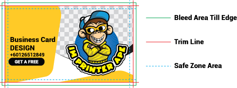 No Bleed Area Example Example: no bleed area causing white edges