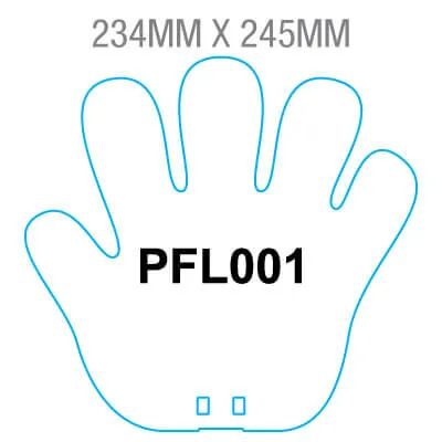 PFL001 Hand Fan Besar 234mm x 245mm Model hand fan besar PFL001 234mm x 245mm