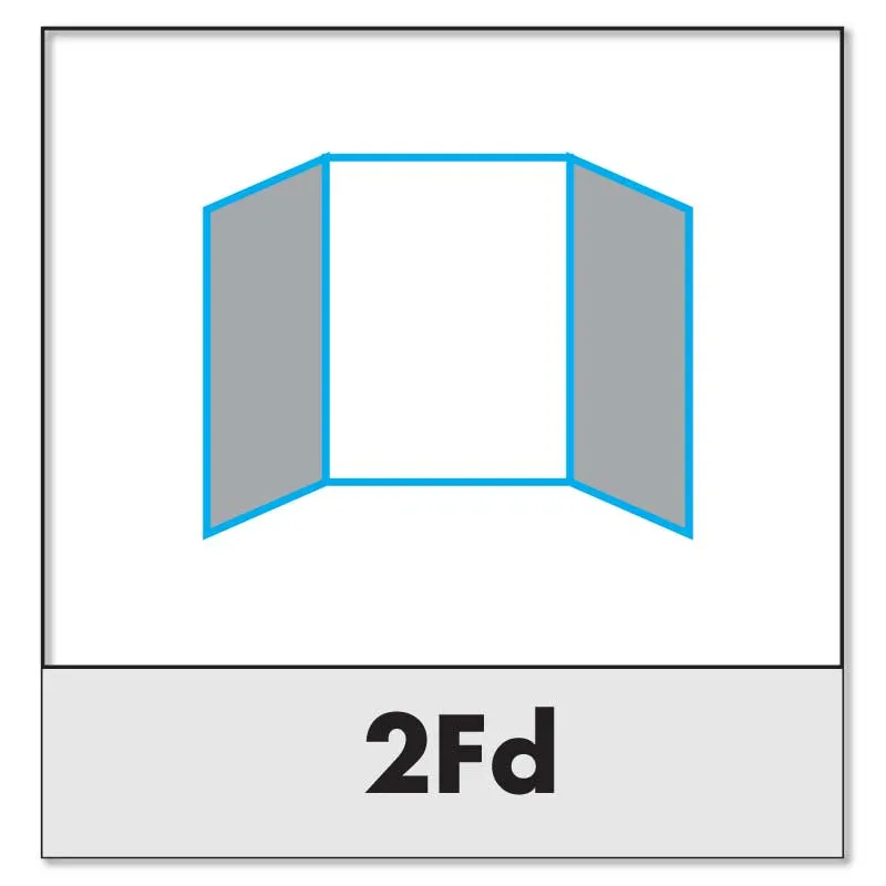 Rajah Gate Fold (2 crease line)