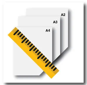 Printing Document Size Panduan saiz dokumen ISO