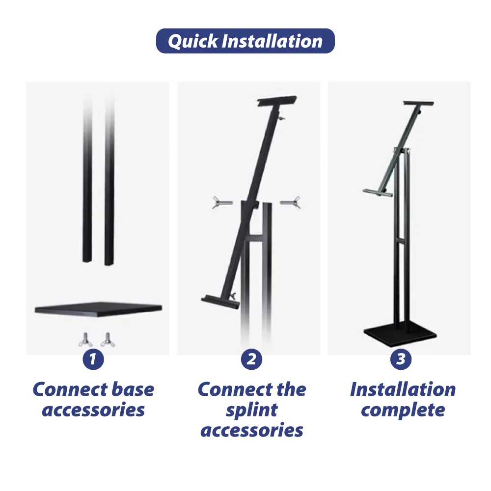 Adjustment Slide Display Stand Front View Adjustment Slide Display Stand Front View