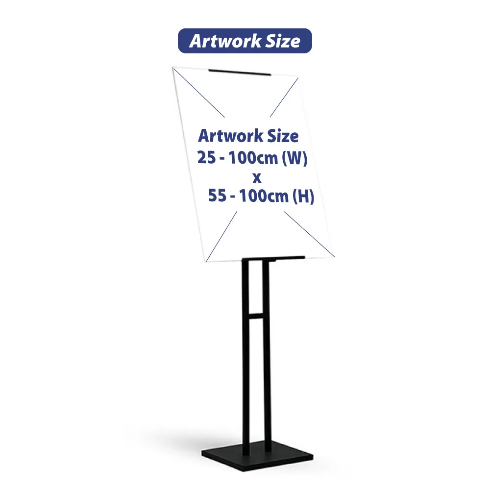 Silver Easel Stand Silver Easel Stand