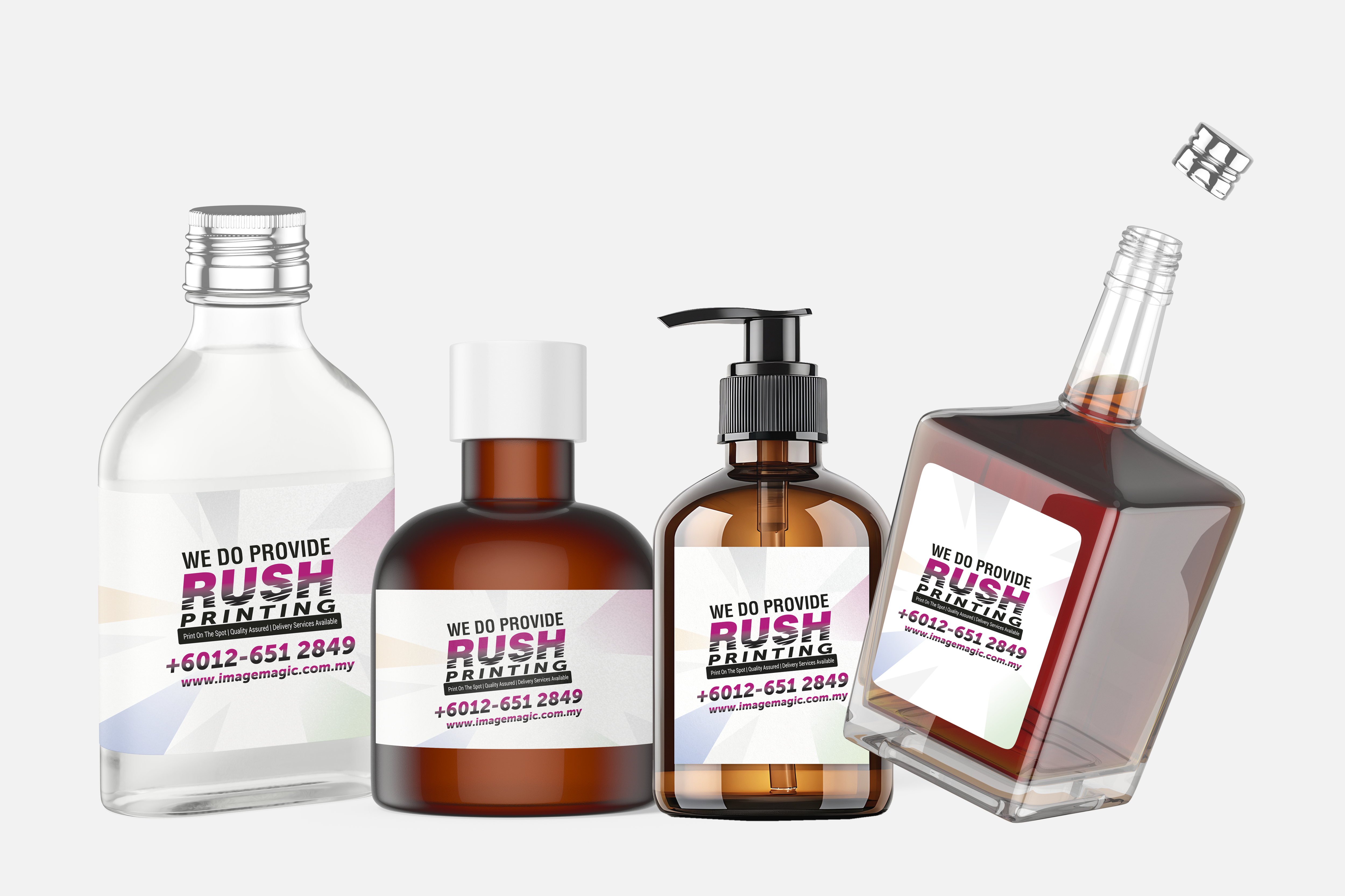 亮白珠光贴纸实拍