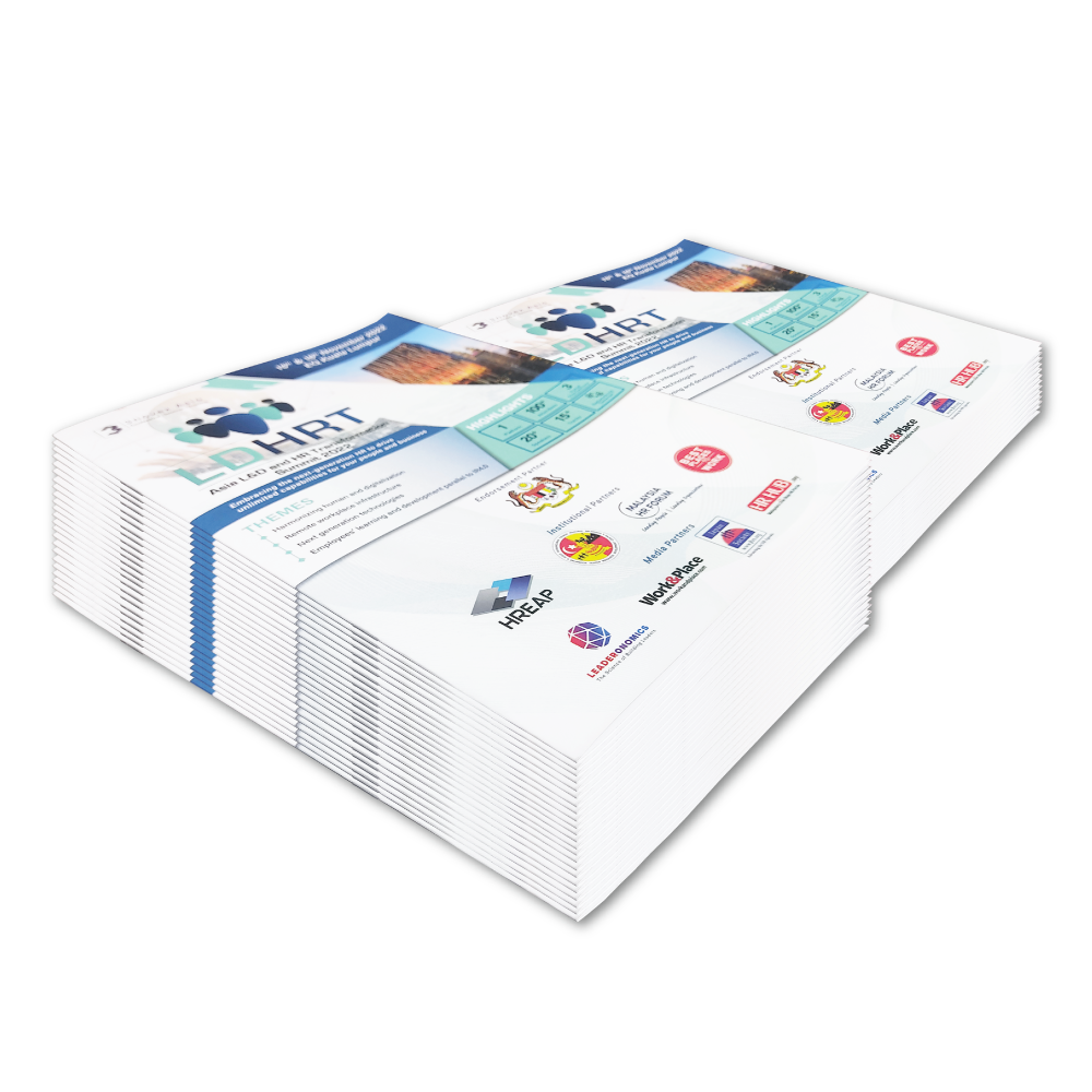 Bulk booklet printing Malaysia economy staple booklets