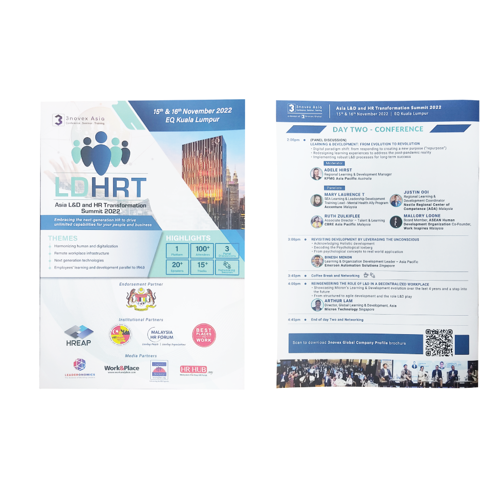 Economy saddle stitch booklet printing Malaysia 300 copies