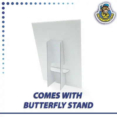 Butterfly stand for table display Butterfly stand for table display