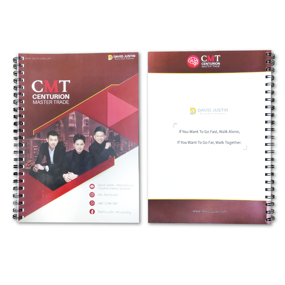 Full colour Wire-O booklet Malaysia PVC clear cover option