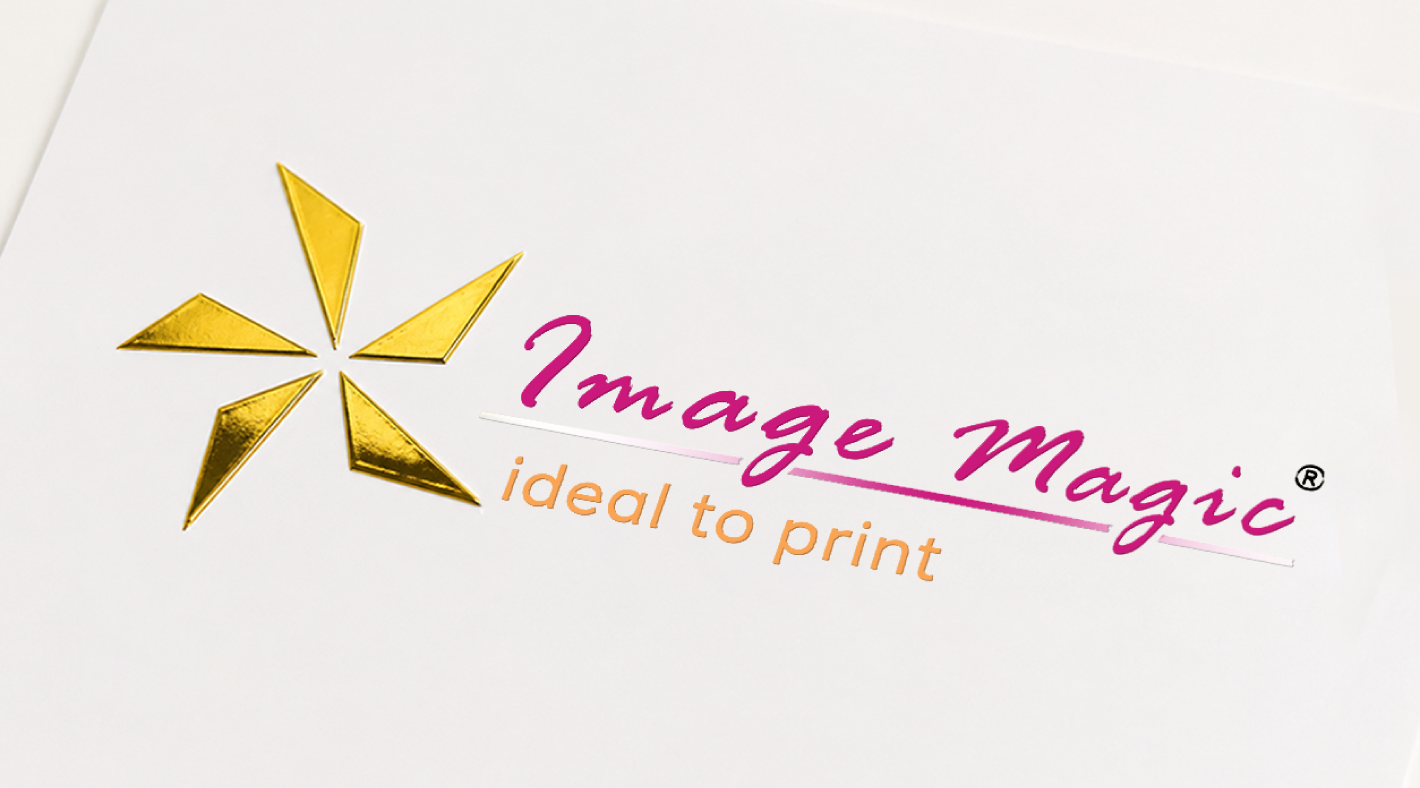 UV DTF gold with CMYK transfer sticker sample