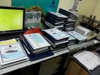 Boustead Lumut 项目的定制海军蓝技术手册文件夹