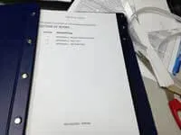 整理在定制文件夹内的印刷技术文件