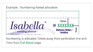 Numbering format for Bill Book Numbering format for Bill Book