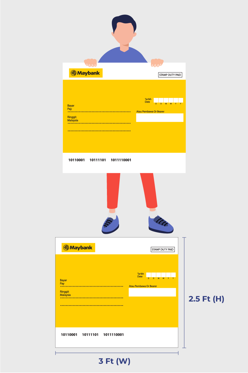 Pop Up Display Extra Large Size