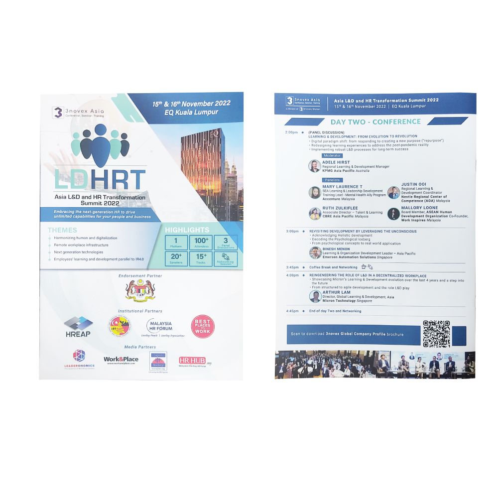 Saddle stitch booklet printing Malaysia