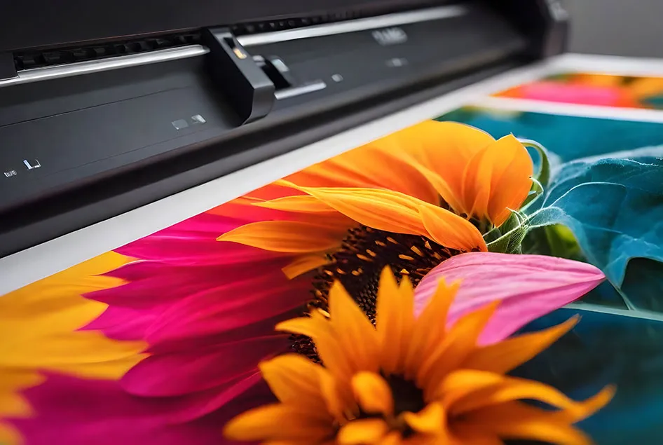 Quality control checking prints at Image Magic Printing