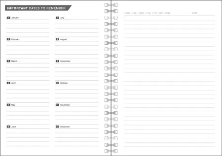 16 diary planner + 64 - Content17 16 diary planner + 64 - Content17