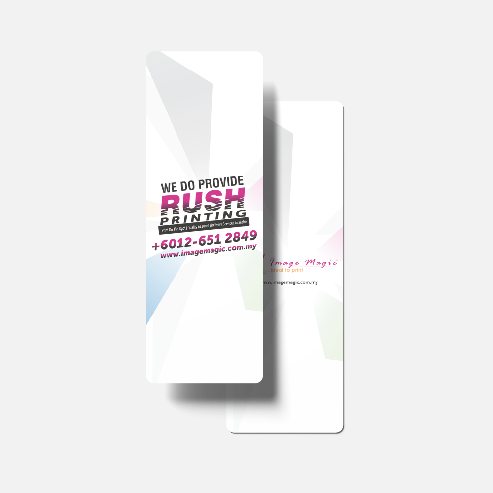 Bookmark Printing Malaysia | Custom Bookmarks with Logo, Spot UV & Fast