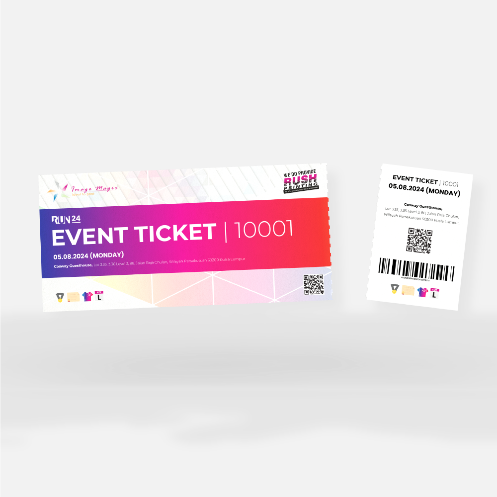 【彩色】门票与优惠券