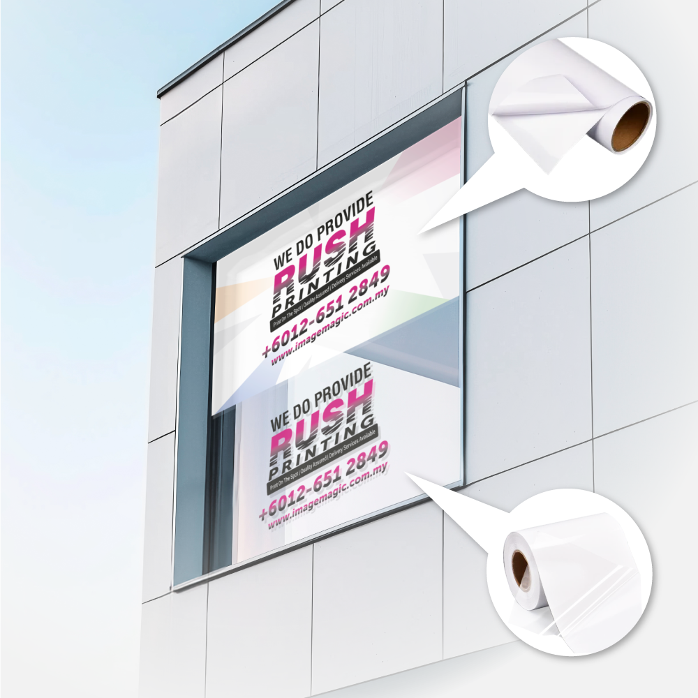 Glass Window Sticker Printing Malaysia | 3M Sticker + Non Residue Glue ...