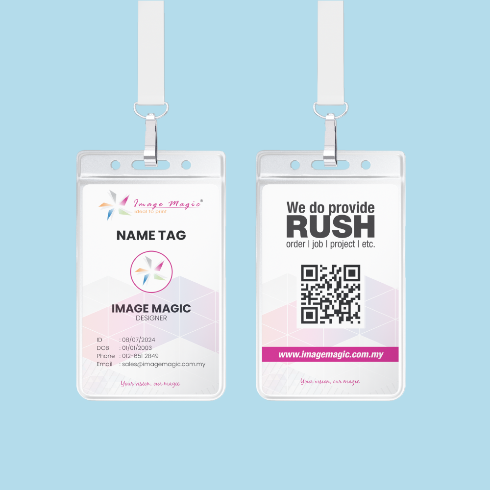Custom Event Name Tag Printing Malaysia