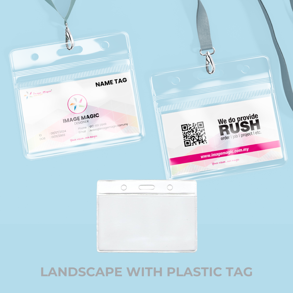 Name Tag with Lanyard for Seminar and Conference